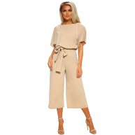 APRICOT CULOTTE JUMPSUIT